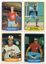 1982 Fleer - You Pick Complete Your Set #221-440 (F77)