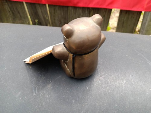 Vintage BALOS Brass Bear Cub Figurine Handmade Taiwan - 第 2/3 張圖片