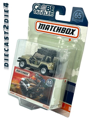 Neu/Versiegelt Matchbox 2017 Release Globe Travelers Jeep Wrangler Limited Edition - Bild 3 von 5