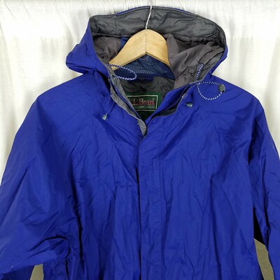 Vintage LL Bean Goretex Anorak Rain Jacket Windbreaker Mens