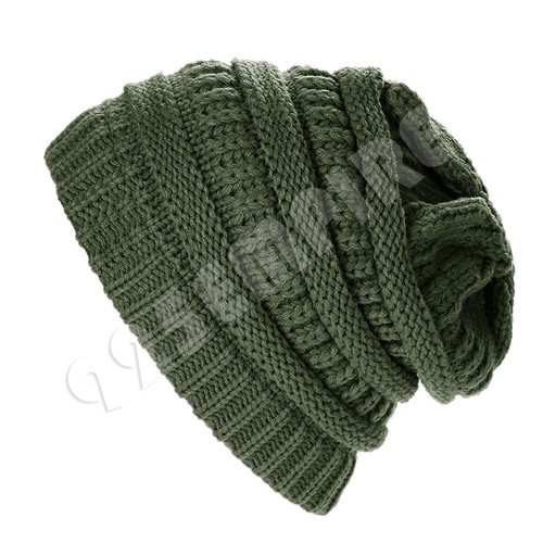 Cappello invernale unisex lavorato a maglia morbido baggy berretto sci cappello teschio - Foto 68 di 123