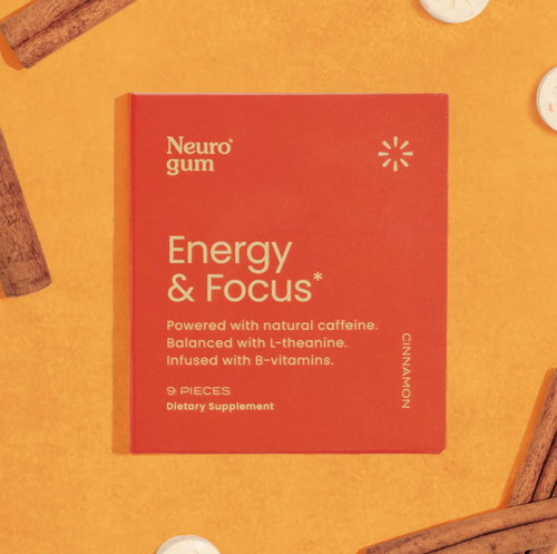 Neuro Gum Energy & Focus Gum (9 Pieces) - Single Pack - Cinnamon Flavor - Picture 5 of 8