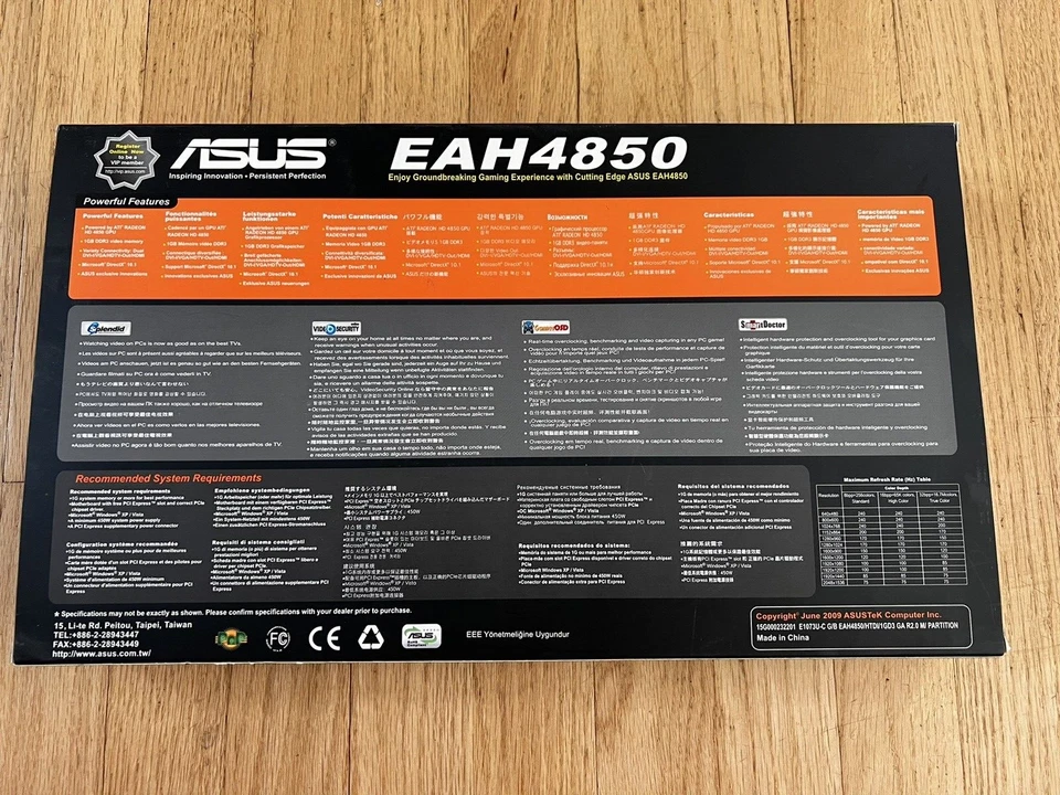 ASUS ATI Radeon HD 4850 (EAH4850/HTDI/1GD3/A) 1GB DDR3 (NIB) - Image 2 of 4