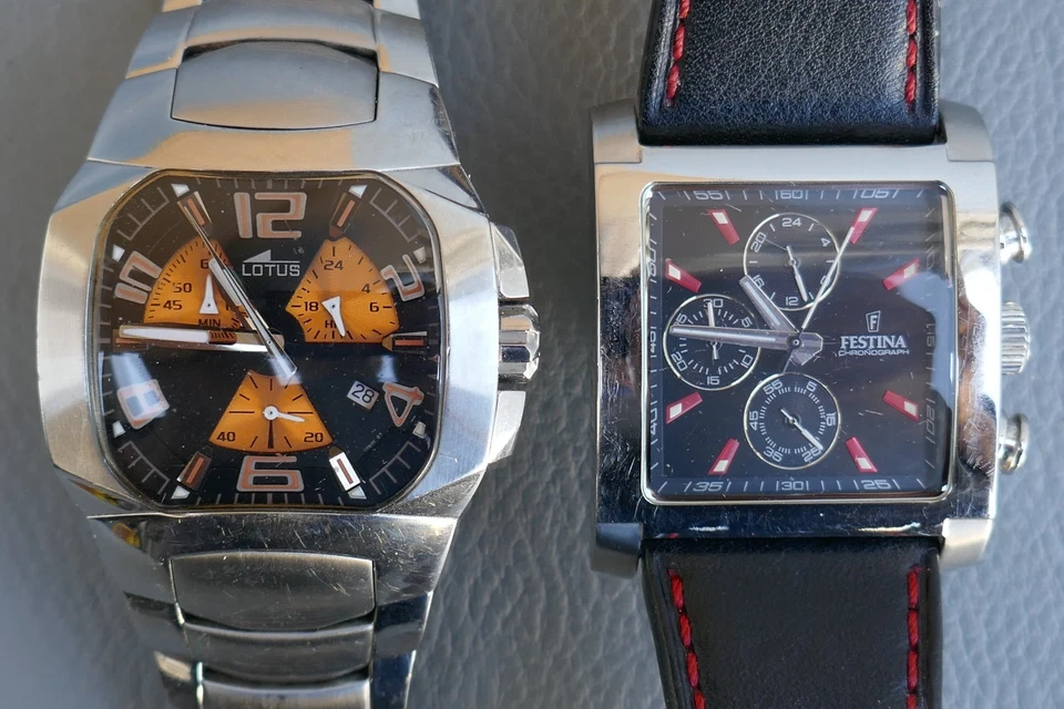 Montres chronographe Festina et lotus en acier pour homme - Photo 1/4