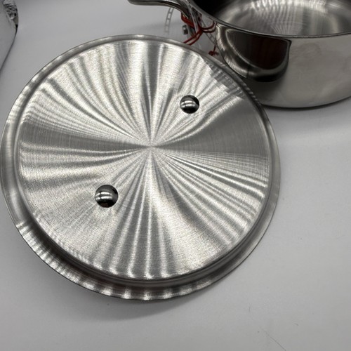 ALL-CLAD .5 qt Mini Dutch Oven Cocotte Pot w/Lid Stainless Steel NWT-New w/Tags! - Picture 8 of 18