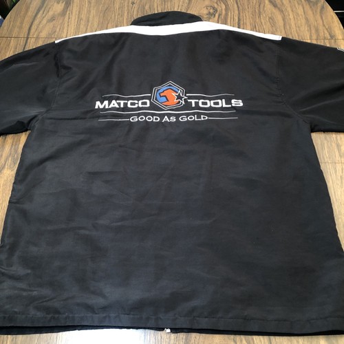 Matco Tools Jacket Embroidered Good As Gold Full Zip Sz 3XL Windbreaker Light - Picture 1 of 16