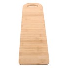  Bamboo Laundry Scrub Board for Hand Washing Manual Clothes Cleaning Compact and