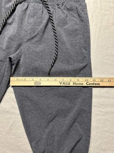 Hurley Men's Twill Jogger Size Medium Gray Pacer Tech Stretch Water repellent - Picture 5 of 17
