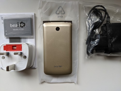 Bea-Fon 2G GSM C240 Classic Flip phone Dumb Phone Senior Friendly Dual Mini SIM - Afbeelding 1 van 15