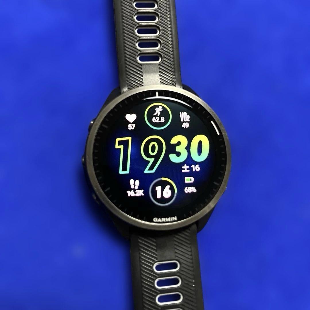 GARMIN Forerunner 965 Black GPS Watch, Full Set, Light Use