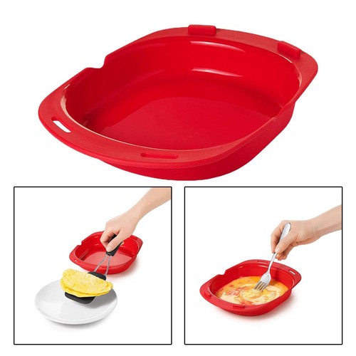 Mikrowelle Omelett Maschine Backform Antihaft Ei Kochgeschirr Omelett Pfanne - Bild 3 von 7