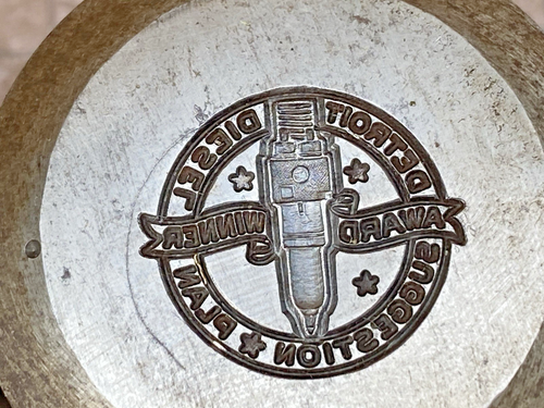 5 VTG 1940-60's Die Mold Hub Punch Detroit Diesel Suggestion Plan Pin Badge 73M - Picture 7 of 12