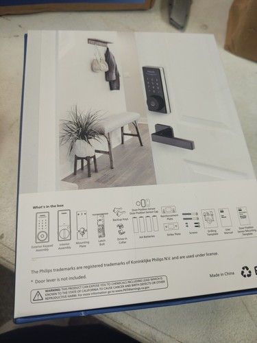 Phillips Home Access 4000 Smart Deadbolt - Nueva caja abierta - Imagen 3 de 3