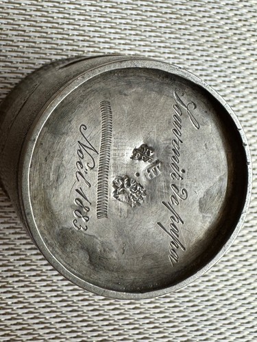 Münzbecher aus Silber mit 1/4 Taler Silber W/24/2174 - Foto 5 di 5