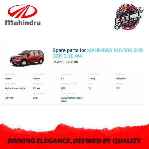 Genuine Mahindra fog lamp bezel assy front left & right for XUV500 2015-18 - Picture 6 of 10