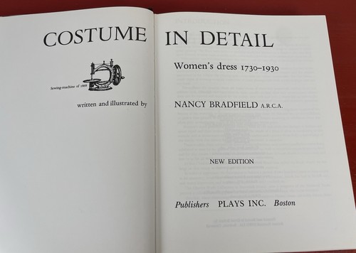 Costume in Detail Women's Dress 1730-1930 by Nancy Bradfield Hardcover 1985 - Picture 11 of 24