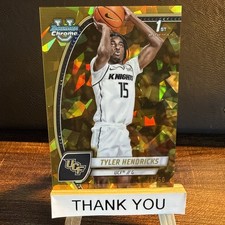 TYLER HENDRICKS 2024-25 Bowman Chrome Sapphire University 1st GOLD /50