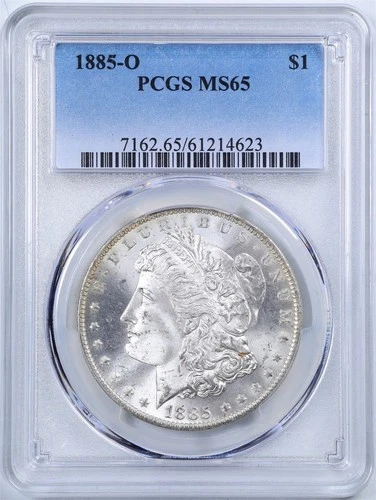 1885-O $1 Morgan Silver Dollar MS65 PCGS 61214623