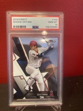 2018 Topps Finest - Shohei Ohtani #100 (RC) PSA 10