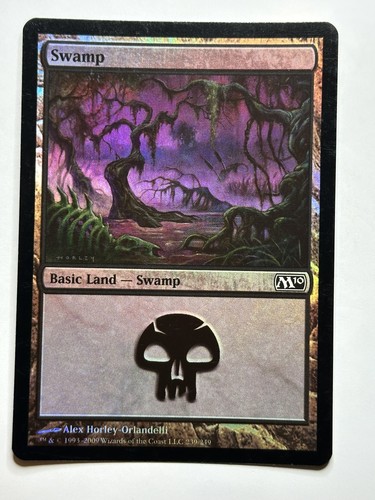 Swamp () Magic 2010 (M10) 239 Foil MTG Card LP-NM - Picture 1 of 2