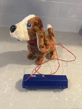 Look Asahi Japan Corp BROWN PLAYFUL BASSET HOUND DOG Battery Operated READ