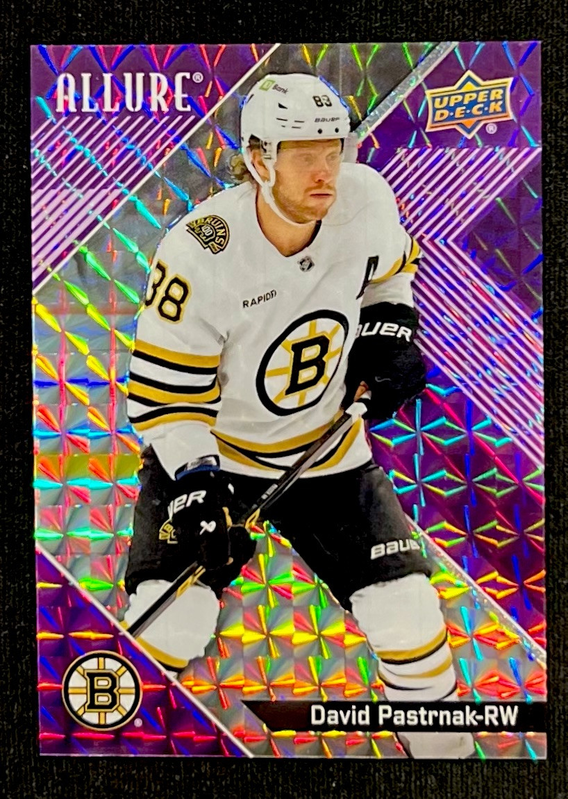 2024-25 UD Upper Deck Allure - DAVID PASTRNAK - Purple Diamond Parallel SSP 3/10