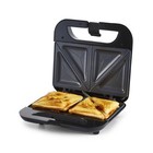 Geepas Toastie Maker 2 Slice Sandwich Toaster Machine Non-Stick Easy Clean 750W