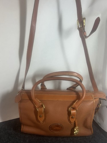 Vintage DOONEY & BOURKE Pebble Crossbody Vachetta Leder Umhängetasche Tasche USA - Bild 2 von 11