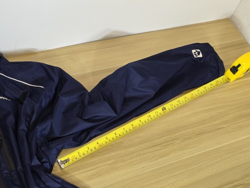 Mens Muddy Fox Waterproof Cycling Rain Jacket Navy Size XL 24" Pit 28" Long. - Picture 13 of 15