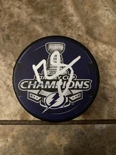 Mathieu Joseph signed 2020 stanley cup championship puck autograph with proof 