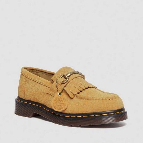 Dr. Martens Adrian Snaffle Suede Loafers Tan Men’s Size 11