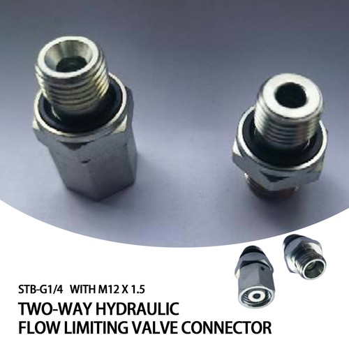 L06 bidirectional hydraulic restrictor valve STB-G1/4 1/4" For Mini ExcavatorcC - Bild 4 von 14