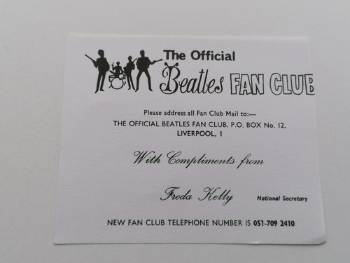 THE BEATLES FAN CLUB FLEXI DISC RECORD 1964 - Picture 14 of 16