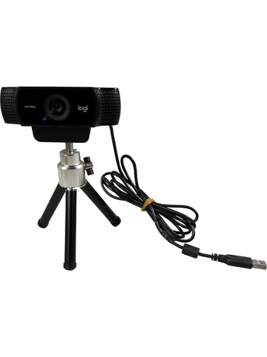 Logitech V-U0028 HD 1080p Webcam Model 860000334 with Tripod Stand USB