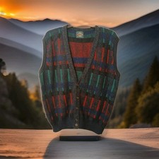 JANTZEN Men's VEST CARDIGAN USA MADE SZ XL Vintage