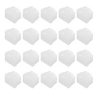 Couvercles de conduits de port transparents RJ11 bouchons, bouchons anti-poussière en silicone, paquet de 100