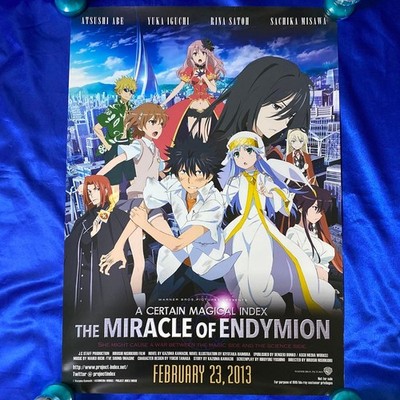 A Certain Magical Index Endymion's Miracle Movie Poster B2 Size No Pin Holes