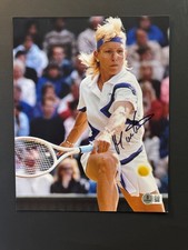 Martina Navratilova Rare! signed autographed tennis 8x10 photo Beckett BAS coa