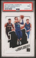 2020 Panini Clearly Donruss LaMelo Zion Williamson Luka Doncic PSA 9 Rated RC