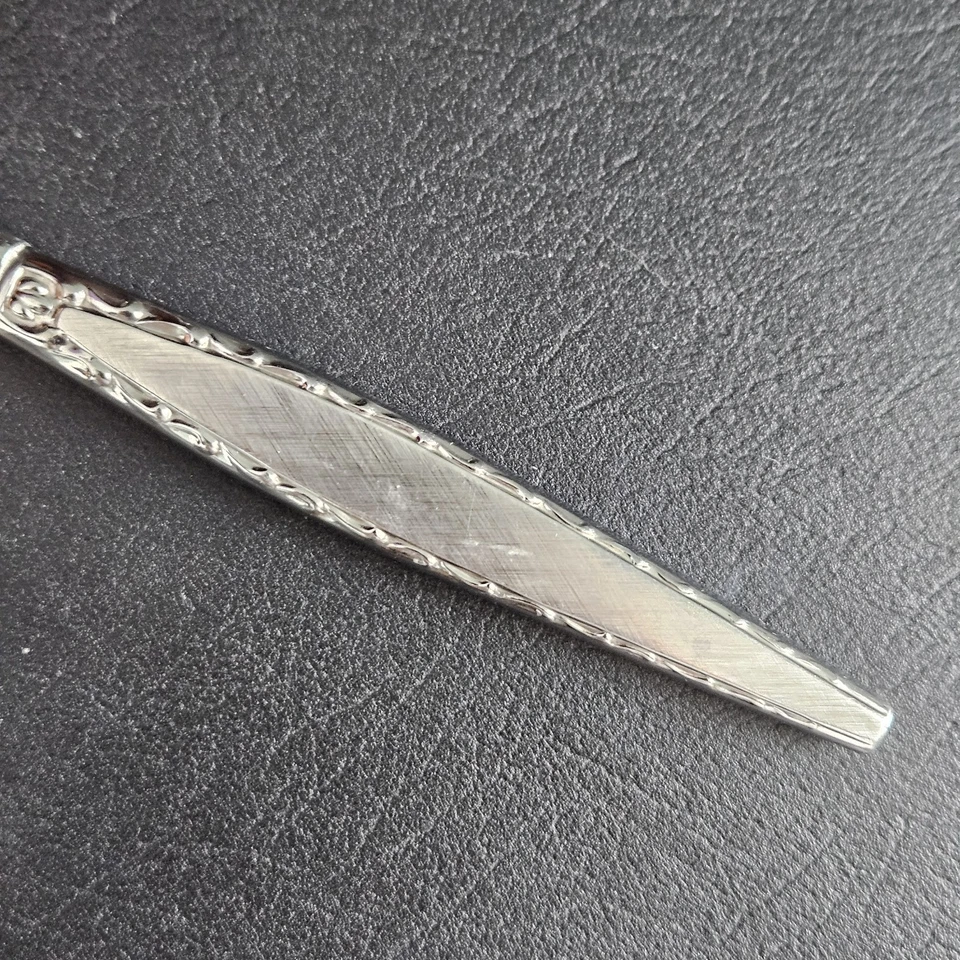 Oneida Venetia Conjunto de 12 Facas de Bife Comunidade Talheres de Aço Inoxidável Vintage MCM - Imagem 3 de 4