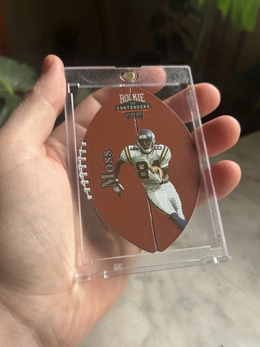 1998 Playoff Contenders Randy Moss Leather Die Cut Rookie RC #52