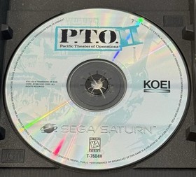 P.T.O. II Pacific Theater Operations (Sega Saturn, 1996) CIB W/ Manual TESTED