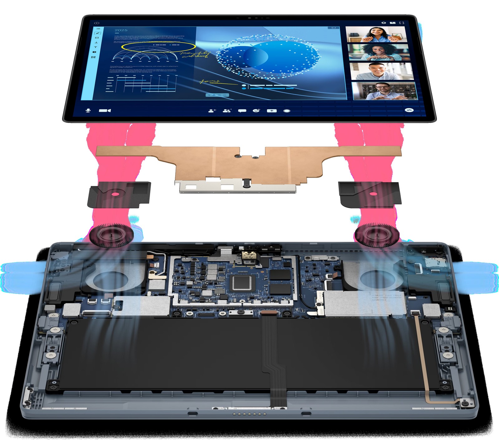 Dell Latitude 7350 13" 3K Detachable Notebook,Intel Ultra 5,16GB RAM, 256GB SSD