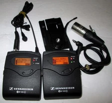 SENNHEISER SK 100 G3, EK 100 G3 B band ME-2-II Wireless Transmitter & Receiver