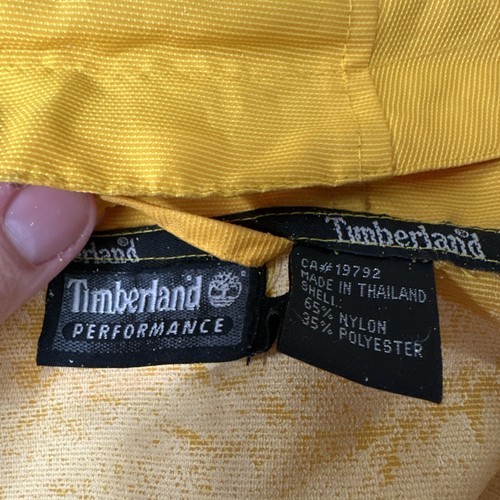 Timberland Performance 1/4 Zip Pullover Rain Jacket Poncho Men’s XL Yellow - Picture 9 of 9