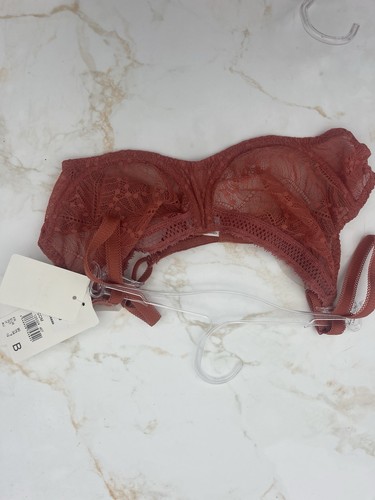 Simone Perele Women’s Comete Molded Unlined Underwire Bra US Size 38D Rose Texas - Picture 12 of 13