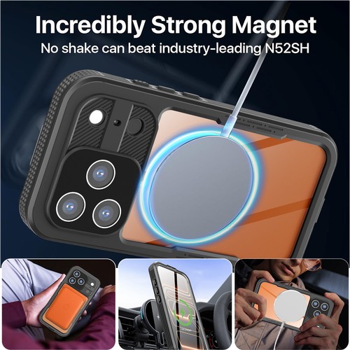 Waterproof Shockproof Hybrid Case Full Cover For iPhone 16 Pro Max 17 Pro Max 17 - Picture 35 of 42