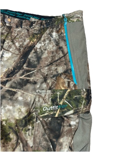Cabelas Outfit Her Zonz Woodlands pantaloni mimetici isolati spessi donna grandi - Foto 2 di 8