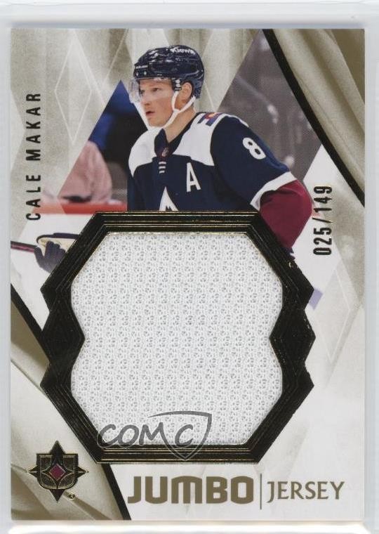 2023-24 Upper Deck Ultimate Collection Jumbo Jersey 25/149 Cale Makar #61
