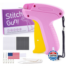 Stitch Gun for Clothes, Quick Micro Tagging Gun Kit, Needles, Fasteners, Scissor